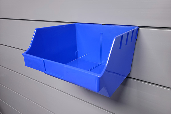 Large Utility Bin - BLUE. CWUBL-BLU. A large storage bin ideal for storing large parts, supplies, or equipment.Available dividers (Large).